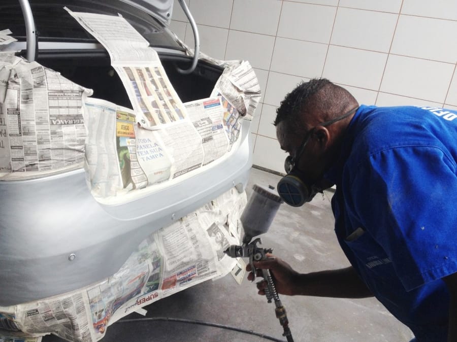 Setor de Pintura e secagem automotiva